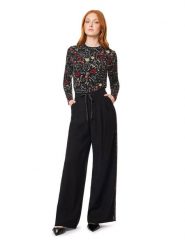 Scotch & Soda Spodnie w kolorze czarnym rozmiar: XS. Czarne spodnie materiałowe damskie Scotch & Soda, bez wzorów, z materiału, z podwyższonym stanem. Za 344.95 zł.