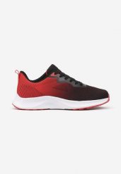 Czarno-Czerwone Buty Sportowe Sneakersy Sznurowane z Efektem Ombre Cidia. Czarne buty sportowe na co dzień męskie Born2be, z materiału, bez zapięcia. Za 89.99 zł.