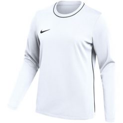 Koszulka damska Nike Dri-Fit Park 26 Crew Top. Białe t-shirty damskie Nike, bez wzorów, z poliesteru, bez kołnierzyka. Za 108.99 zł.