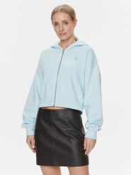 Calvin Klein Jeans Bluza J20J222885 Niebieski Relaxed Fit. Niebieskie bluzy bez kaptura damskie Calvin Klein Jeans, xl, z bawełny. Za 469.99 zł.