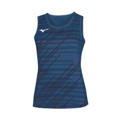 Top Mizuno Team Chiba Ns Mujer. Niebieskie topy sportowe damskie Mizuno, l, bez wzorów, z materiału, bez ramiączek. Za 149.00 zł.