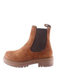 D.Moro Skórzane sztyblety w kolorze jasnobrązowym rozmiar: 38. Brązowe botki damskie D.Moro, z materiału, sportowe, bez obcasa, bez zapięcia. Za 295.45 zł.