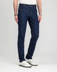 Męskie Spodnie Jeansowe Mustang Style Washington Straight Denim Blue 1018017 5000 901. Niebieskie spodnie materiałowe męskie Mustang, bez wzorów, z denimu. Za 189.99 zł.