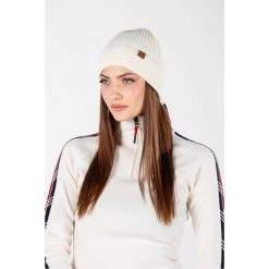 Czapka zimowa 100% wełna merino - Icewall (250 g/m²). Białe czapki męskie WOOLONA, z wełny. W wyprzedaży za 126.00 zł.