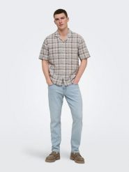 ONLY & SONS Dżinsy "Sweft" - Slim fit - w kolorze błękitnym rozmiar: W33/L32. Niebieskie jeansy męskie Only & Sons. Za 117.73 zł.