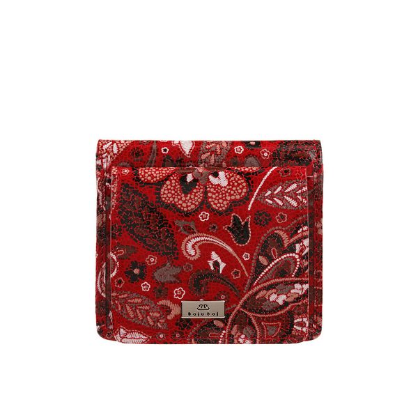 Czerwony portfel damski BajuBaj naturalna skóra PD1008s167. Czerwone portfele damskie bez wzorów, ze skóry. Za 125.00 zł.