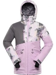 Alpine Pro Kurtka narciarska "Uzera" w kolorze jasnoróżowo-szarym rozmiar: M. Różowe kurtki narciarskie i snowboardowe damskie Alpine Pro, m, bez wzorów, bez kaptura, narciarskie. Za 520.90 zł.