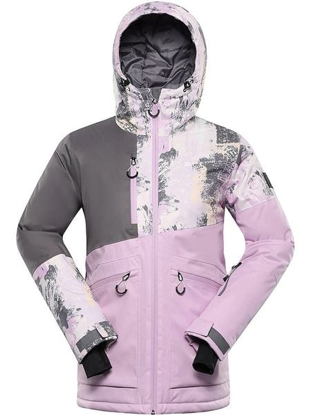 Alpine Pro Kurtka narciarska "Uzera" w kolorze jasnoróżowo-szarym rozmiar: M. Różowe kurtki narciarskie i snowboardowe damskie Alpine Pro, m, bez wzorów, bez kaptura, narciarskie. Za 520.90 zł.