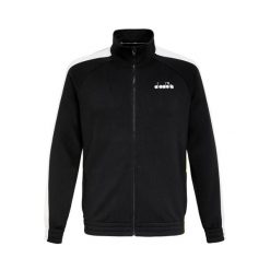 Kurtka męska DIADORA FZ JACKET. Czarne kurtki męskie Diadora, m, bez wzorów, bez kaptura. Za 199.99 zł.
