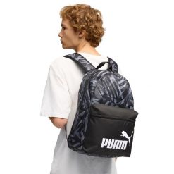 Plecak z logo drukowany Puma Phase. Białe plecaki damskie Puma, bez wzorów, sportowe. Za 191.00 zł.