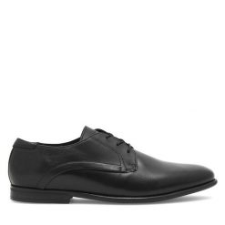 Półbuty Lasocki. Czarne buty wizytowe męskie Lasocki, bez zapięcia. Za 249.99 zł.