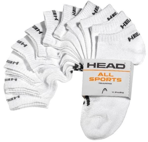 Skarpety Head Elements Sneaker 11 par, białe, rozmiar 35-38. Białe skarpetki męskie 727 SAILBAGS, bez wzorów, z bawełny. Za 166.99 zł.