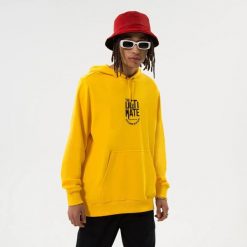 BLUZA Z KAPTUREM MĘSKA PUMA-BLUZA Z KAPTUREM PUMA PL GRAPHIC HOODIE KOLOR ŻÓŁTY. Żółte bluzy z kapturem męskie Puma, l, z bawełny. Za 322.01 zł.