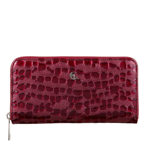 Czerwony Portfel Damski ze Skóry Licowej krople PD090s359 RFID. Czerwone portfele damskie bez wzorów, ze skóry. Za 161.50 zł.