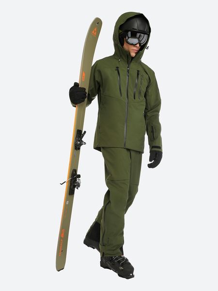 Fischer Kurtka narciarska "Mountain Vojager" w kolorze khaki rozmiar: M. Brązowe kurtki narciarskie i snowboardowe damskie FISCHER, m, bez wzorów, z materiału, bez kaptura, narciarskie. Za 1,109.59 zł.