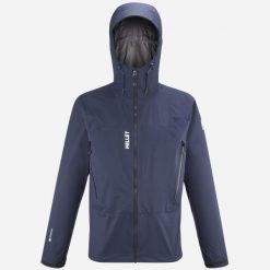 Kurtka z membraną męska MILLET M Kamet Light Gore-Tex przeciwdeszczowa granatowy. Niebieskie kurtki męskie Millet, m, bez wzorów, z gore-texu, bez kaptura. Za 1,259.00 zł.