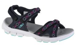 Sandały damskie, Almaak Hiking Sandal. Czerwone obuwie trekkingowe damskie CMP, bez wzorów, z materiału, bez obcasa. Za 239.99 zł.