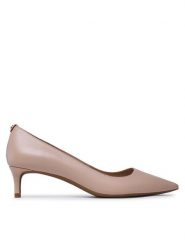 MICHAEL Michael Kors Czółenka Alina Flex 40R3ALMP1L Beżowy. Brązowe czółenka damskie MICHAEL Michael Kors, bez wzorów, ze skóry, bez obcasa. Za 599.99 zł.