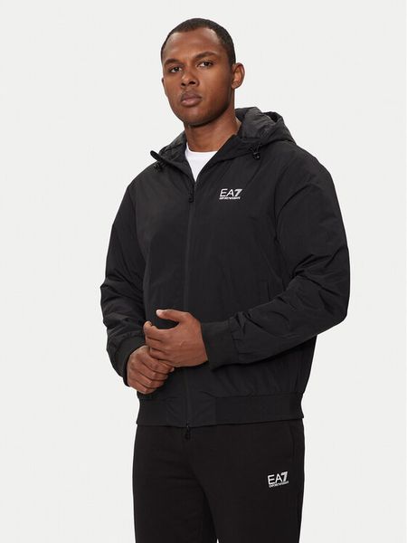 EA7 Emporio Armani Kurtka przejściowa 8NPB21 PNFZZ 1200 Czarny Regular Fit. Czarne kurtki męskie EA7 Emporio Armani, m, bez wzorów, z syntetyku, bez kaptura. Za 751.99 zł.