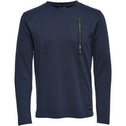 ONLY&SONS Męska sweter Saul kieszonkowy Ls Ciemny Sapphire (rozmiar M). Niebieskie swetry męskie Only&Sons, m, bez wzorów, bez kołnierzyka. W wyprzedaży za 52.00 zł.