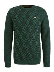 PME Legend Sweter w kolorze zielonym rozmiar: XL. Zielone swetry męskie PME Legend, xl, bez wzorów, z bawełny, bez kołnierzyka. Za 375.08 zł.