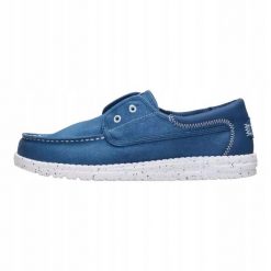 HeyDude Męskie Mokasyny Wally Stretch Canvas. Białe mokasyny męskie Hey dude, z materiału. Za 299.00 zł.