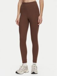 Reebok Legginsy RK25975CCW Brązowy Slim Fit. Brązowe legginsy damskie Reebok, m, bez wzorów, z syntetyku. Za 189.99 zł.