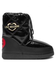 LOVE MOSCHINO Śniegowce JA24982G0LEB1000 Czarny. Czarne śniegowce damskie Love Moschino, z materiału. Za 799.99 zł.