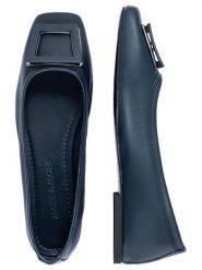 More & More Baleriny w kolorze granatowym rozmiar: 40. Niebieskie baleriny damskie MORE & MORE, bez wzorów, z materiału, bez obcasa. Za 146.28 zł.