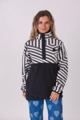 Bluza polarowa Fall Line w kolorze czarnym. Czarne bluzy z kapturem męskie OOSC, na zimę, uniwersalny, z materiału. Za 367.99 zł.