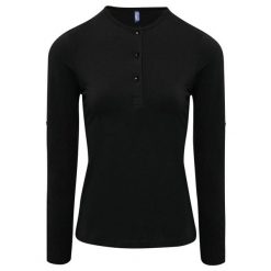 Koszulka damska Premier Long John. Czarne bluzki sportowe damskie PREMIER, bez wzorów, z materiału, bez ramiączek. Za 133.50 zł.