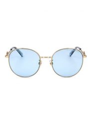 Marc Jacobs Damskie okulary przeciwsłoneczne w kolorze złoto-błękitnym rozmiar: 56. Niebieskie okulary przeciwsłoneczne damskie MARC JACOBS. Za 341.95 zł.
