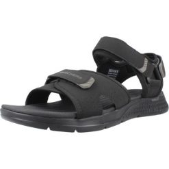Sandały SKECHERS GO CONSISTENT SANDAL Czarny. Czarne sandały męskie Skechers, z tkaniny, bez zapięcia. Za 199.99 zł.