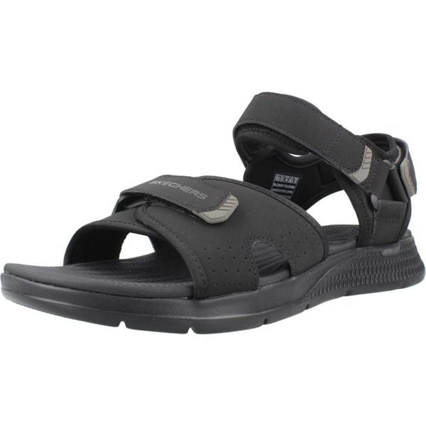 Sandały SKECHERS GO CONSISTENT SANDAL Czarny. Czarne sandały męskie Skechers, z tkaniny, bez zapięcia. Za 199.99 zł.
