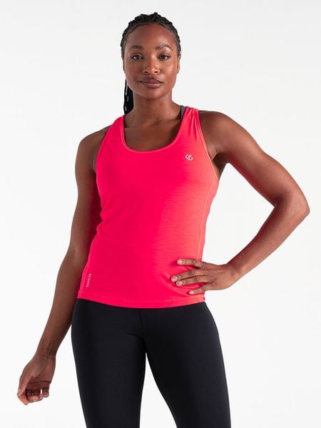 Dare 2b Top sportowy "Modernize II" w kolorze różowym rozmiar: 46. Różowe topy damskie Dare 2b, bez wzorów, z materiału, bez ramiączek. Za 28.24 zł.