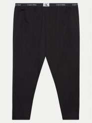 Calvin Klein Underwear Spodnie dresowe 000QS6960E Czarny Regular Fit. Czarne spodnie dresowe damskie Calvin Klein Underwear, xl, bez wzorów, z bawełny. Za 249.99 zł.