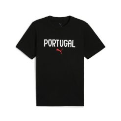 Męska koszulka Portugalia ftblNRGY PUMA Black. Czarne t-shirty sportowe męskie Puma, m, bez ramiączek, do piłki nożnej. Za 139.00 zł.