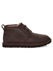 UGG Skórzane botki "Neumel" w kolorze brązowym rozmiar: 43. Brązowe buty zimowe męskie Ugg, z wełny, bez zapięcia. Za 569.68 zł.