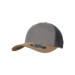 Czapka Flexfit 110 Trucker. Szare czapki z daszkiem damskie FLEXFIT, bez wzorów. Za 173.00 zł.