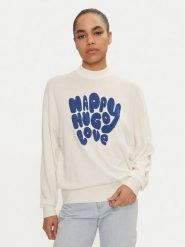 Hugo Sweter Sidara 50522527 Écru Regular Fit. Swetry klasyczne damskie Hugo, s, z bawełny, bez kołnierzyka. Za 289.99 zł.