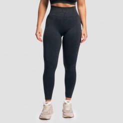 Legginsy damskie fitness bezszwowe Lift. Szare legginsy sportowe damskie GYMBEAM, s, bez wzorów, z elastanu, do biegania. Za 110.90 zł.