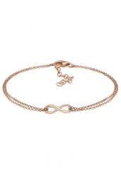 Elli Damski symbol nieskończoności w srebrze próby 925 Sterling Silver Bransoletki 1 ct. Szare bransoletki damskie Elli, srebrne. Za 158.99 zł.