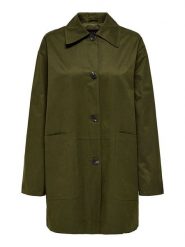 ONLY Płaszcz przejściowy w kolorze khaki rozmiar: S. Brązowe płaszcze damskie Only, s, bez wzorów. Za 136.13 zł.