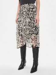 Morgan Spódnica midi 241-JAILY.F Beżowy Regular Fit. Brązowe spódniczki damskie Morgan, bez wzorów, z syntetyku, midi. Za 369.99 zł.
