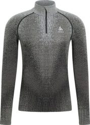 Koszulka termoaktywna z długim rękawem i półgolfem męska Odlo. Szare t-shirty sportowe męskie Odlo, na zimę, m, z elastanu, bez ramiączek, do biegania. Za 389.99 zł.
