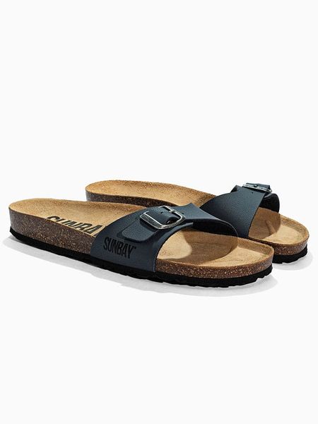 Sunbay Klapki "Jasmin" w kolorze granatowym rozmiar: 43. Niebieskie klapki i japonki męskie Sunbay. Za 143.17 zł.