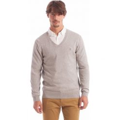Polo Club C.H.A sweter męski M szary. Szare swetry męskie Polo Club C.H..A, m, bez wzorów, bez kołnierzyka. Za 209.00 zł.