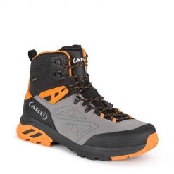 Buty trekkingowe męskie Aku Reactive Gtx. Czarne buty trekkingowe męskie Aku, z materiału, za kostkę, bez zapięcia, trekkingowe. Za 499.00 zł.