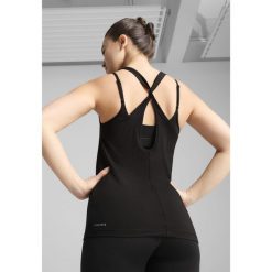 Damska luźna koszulka bez rękawów MOVE CLOUDSPUN PUMA Black. Czarne bluzki sportowe damskie Puma, xl, bez wzorów, bez ramiączek. W wyprzedaży za 99.00 zł.