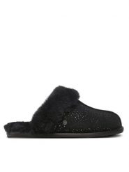 Ugg Kapcie W Scuffette II Metellic Spots 1137530 Czarny. Czarne kapcie damskie Ugg, ze skóry. Za 539.99 zł.